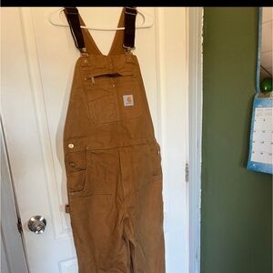 Carhartt Tan Work Overalls